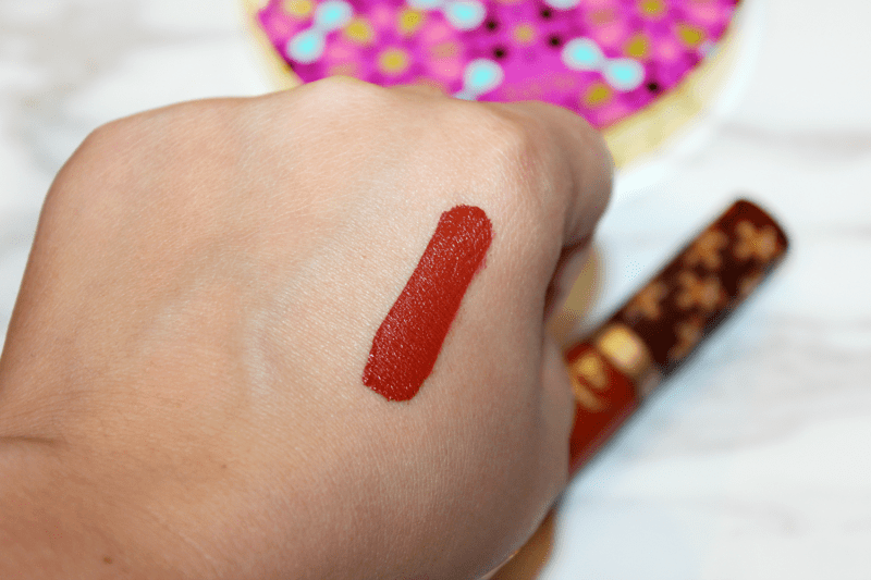 Too Faced Gingerbread Man Lipstick Review