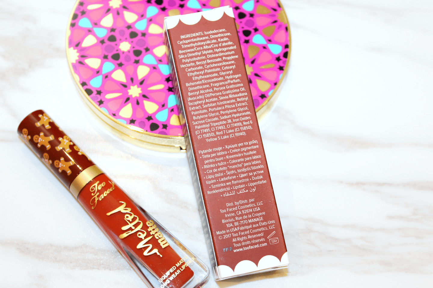 Too-Faced-Gingerbread-Man-Lipstick-Review